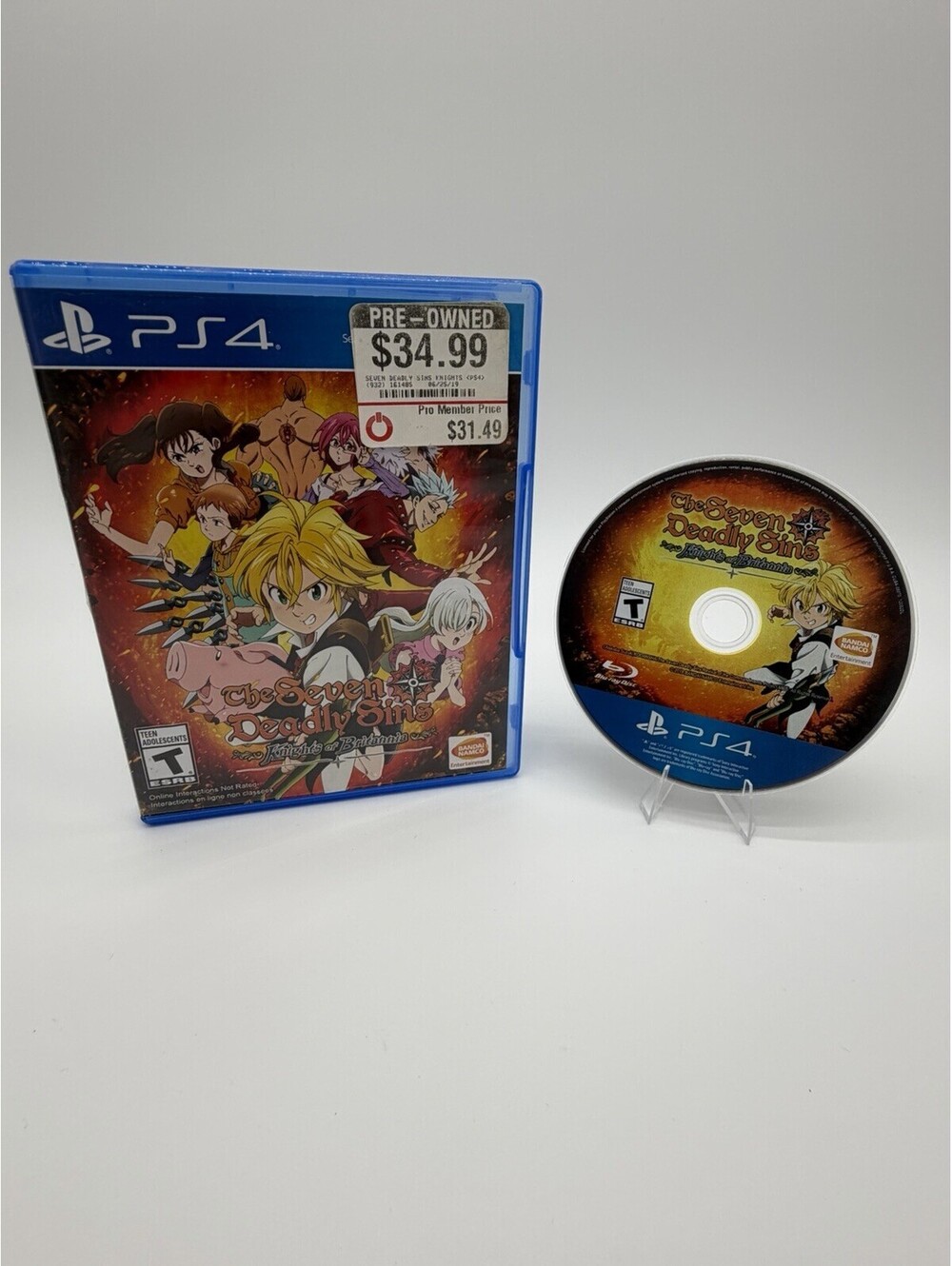 The Seven Deadly Sins: Knights of Britannia (Sony PlayStation 4, 2018) PS4